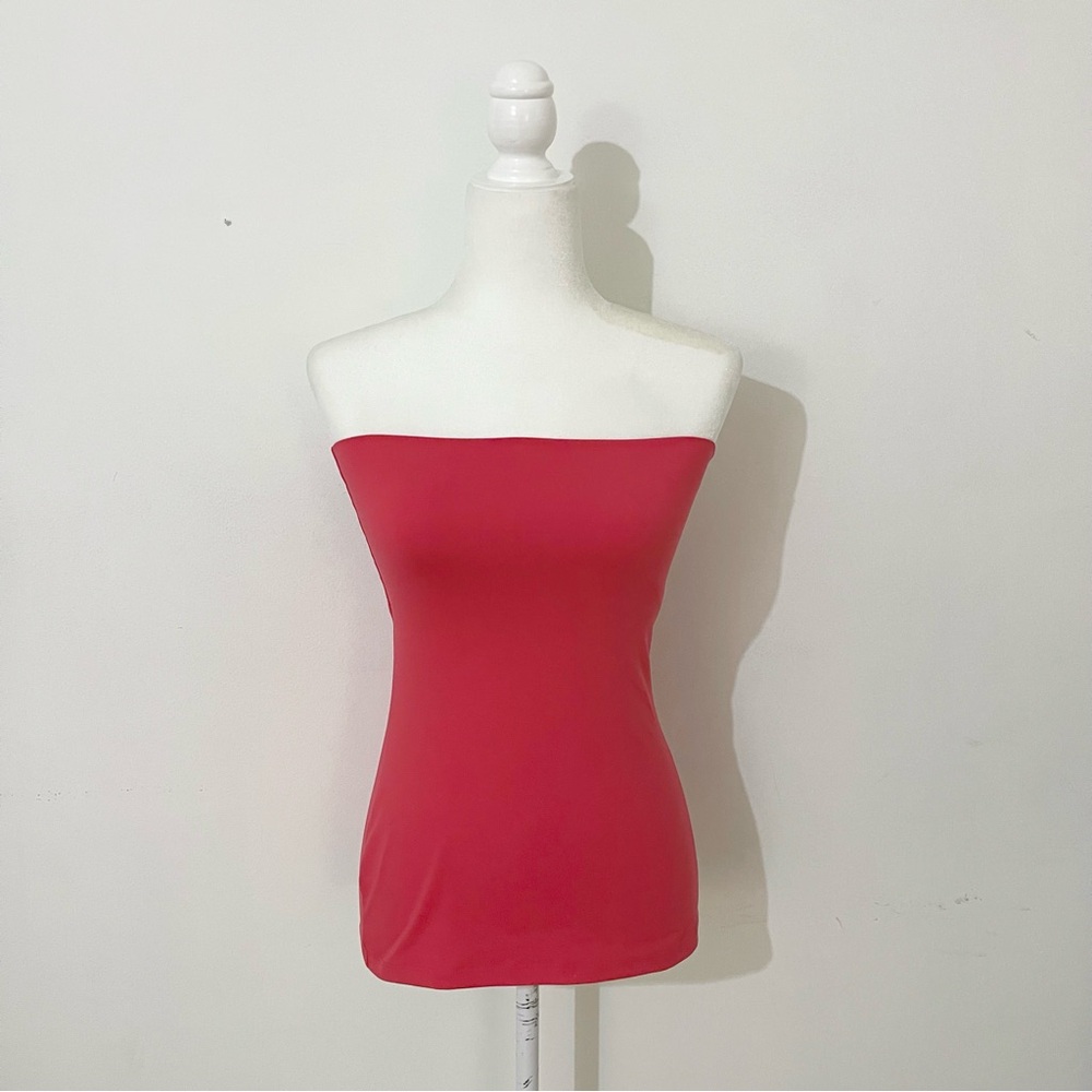 susana monaco strapless seamless scuplting long essential tube top